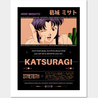 Misato Katsuragi II | IKIGAISEKAI Posters and Art
